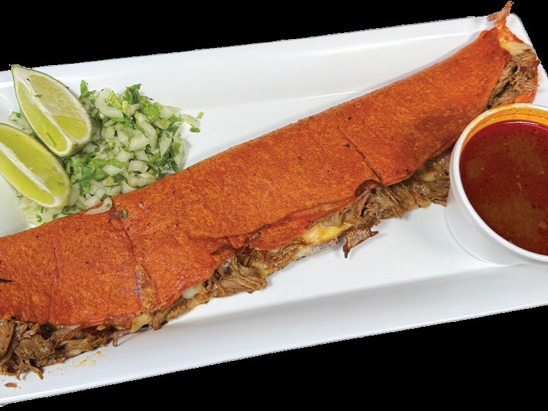 Tres Salsas Taqueria food