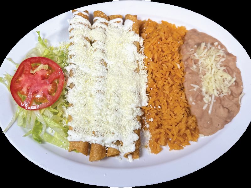Tres Salsas Taqueria food